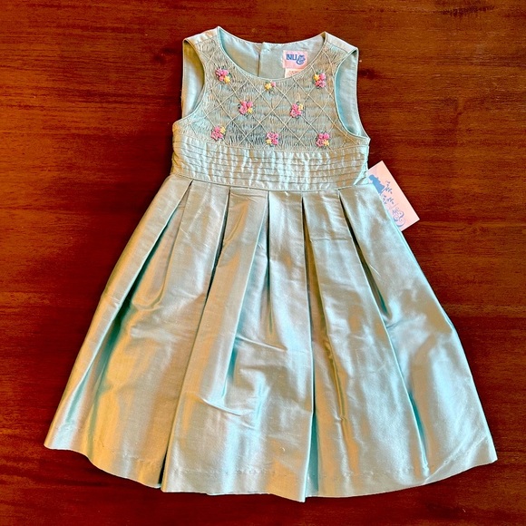 Luli & Me Girls Sleeveless Ruffle Dress - Pink Gingham main image 1